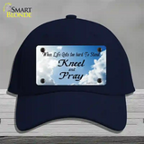 Clouds Novelty License Plate Hat Cotton / Navy