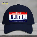 N Joy ID Idaho Novelty License Plate Hat Cotton / Navy