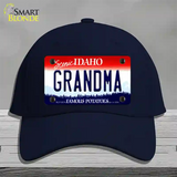 Grandma Idaho Novelty License Plate Hat Cotton / Navy