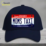 Moms Taxi Idaho Novelty License Plate Hat Cotton / Navy