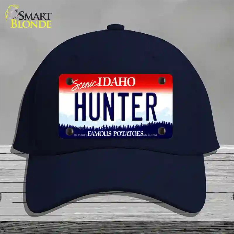 Hunter Idaho Novelty License Plate Hat Cotton / Navy