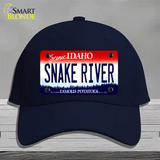 Snake River Idaho Novelty License Plate Hat Cotton / Navy