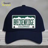 Breckenridge Colorado Novelty License Plate Hat Cotton / Navy