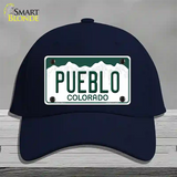 Pueblo Colorado Novelty License Plate Hat Cotton / Navy