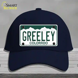 Greeley Colorado Novelty License Plate Hat Cotton / Navy