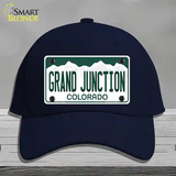 Grand Junction Colorado Novelty License Plate Hat Cotton / Navy