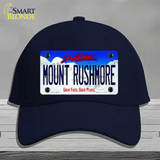 Mount Rushmore South Dakota Novelty License Plate Hat Cotton / Navy