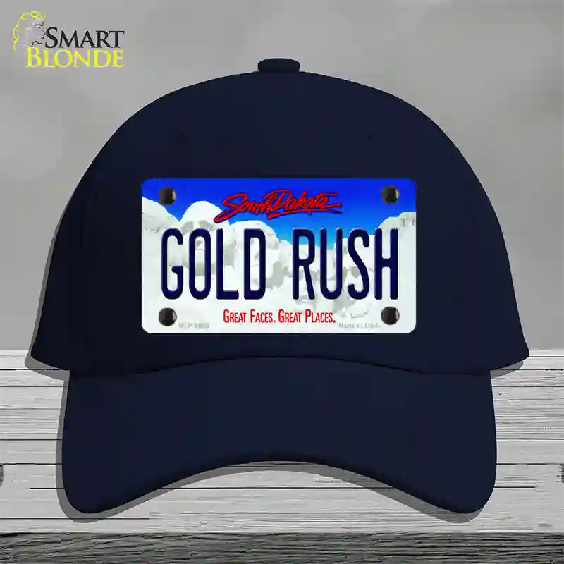 Gold Rush South Dakota Novelty License Plate Hat Cotton / Navy