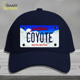 Coyote South Dakota Novelty License Plate Hat Cotton / Navy