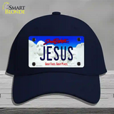 Jesus South Dakota Novelty License Plate Hat Cotton / Navy