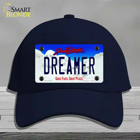 Dreamer South Dakota Novelty License Plate Hat Cotton / Navy