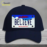 Believe South Dakota Novelty License Plate Hat Cotton / Navy