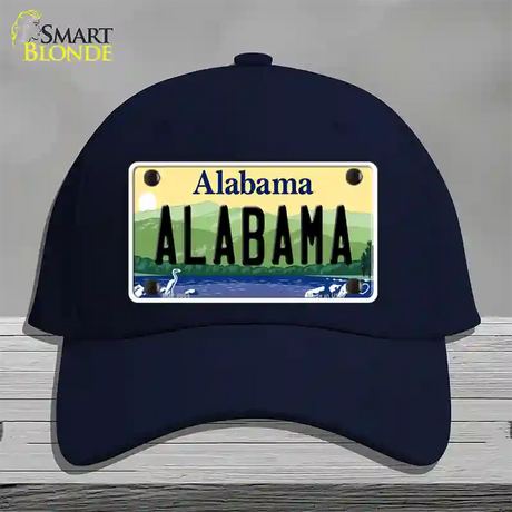 Alabama Hills Novelty License Plate Hat Cotton / Navy