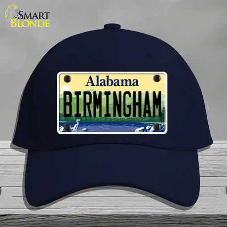 Birmingham Alabama Novelty License Plate Hat Cotton / Navy