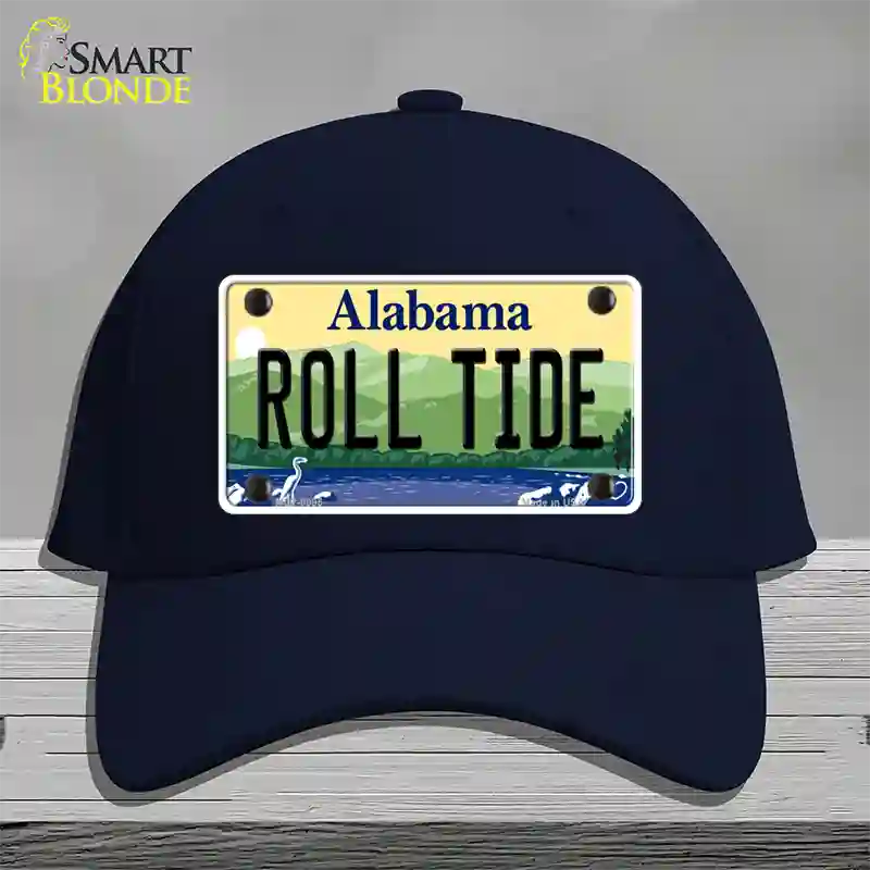 Roll Tide Alabama Novelty License Plate Hat Cotton / Navy