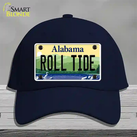 Roll Tide Alabama Novelty License Plate Hat Cotton / Navy