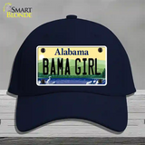 Bama Girl Alabama Novelty License Plate Hat Cotton / Navy