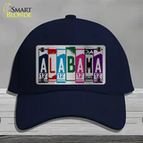 Alabama License Plate Art Novelty License Plate Hat Cotton / Navy