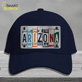 Arizona License Plate Art Novelty License Plate Hat Cotton / Navy