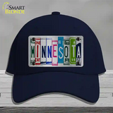 Minnesota License Plate Art Novelty License Plate Hat Cotton / Navy