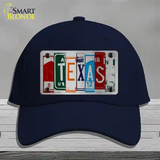 Texas License Plate Art Novelty License Plate Hat Cotton / Navy