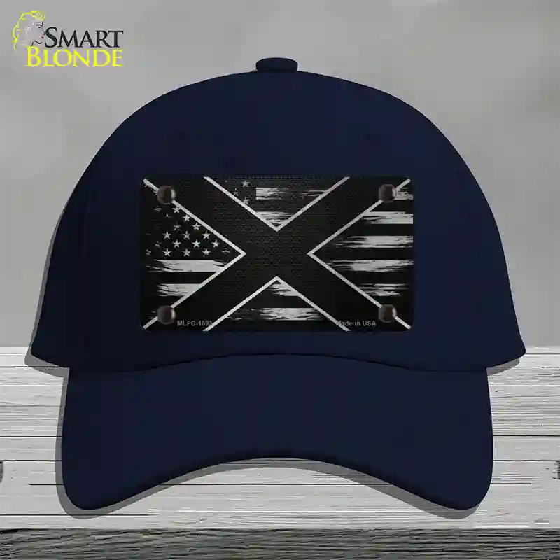 Alabama Carbon Fiber Novelty License Plate Hat Cotton / Navy