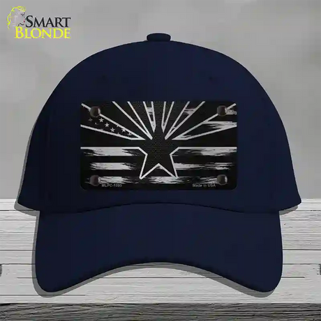 Arizona Carbon Fiber Novelty License Plate Hat Cotton / Navy