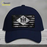 Delaware Carbon Fiber Novelty License Plate Hat Cotton / Navy