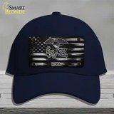 Iowa Carbon Fiber Novelty License Plate Hat Cotton / Navy