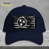 Tennessee Carbon Fiber Novelty License Plate Hat Cotton / Navy