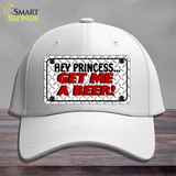 Get Me a Beer Novelty License Plate Hat Cotton / White