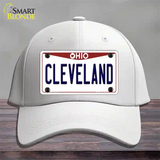 Cleveland Ohio Novelty License Plate Hat Cotton / White