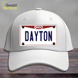 Dayton Ohio Novelty License Plate Hat Cotton / White