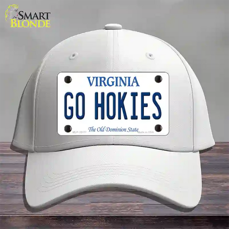 Go Hokies Virginia Novelty License Plate Hat Cotton / White