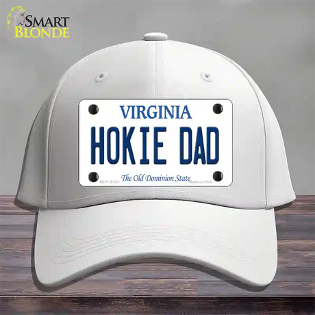 Hokie Dad Virginia Novelty License Plate Hat Cotton / White