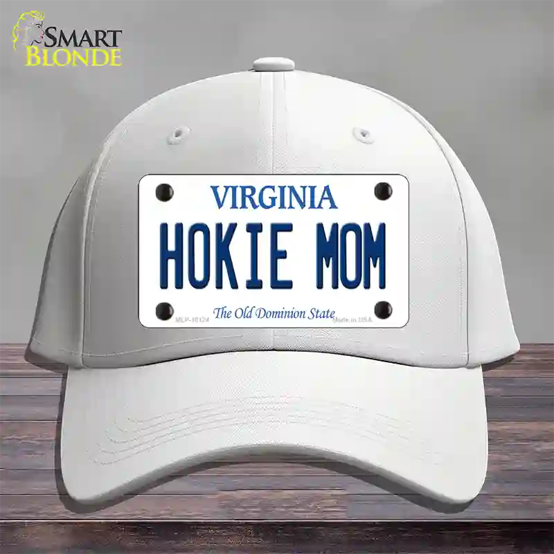 Hokie Mom Virginia Novelty License Plate Hat Cotton / White