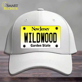 Wildwood New Jersey Novelty License Plate Hat Cotton / White