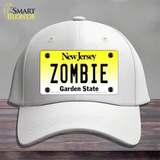 Zombie New Jersey Novelty License Plate Hat Cotton / White