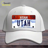 Utah Life Elevated Novelty License Plate Hat Cotton / White