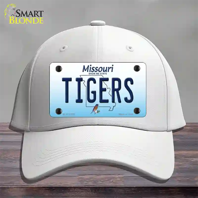 Tigers Missouri Novelty License Plate Hat Cotton / White