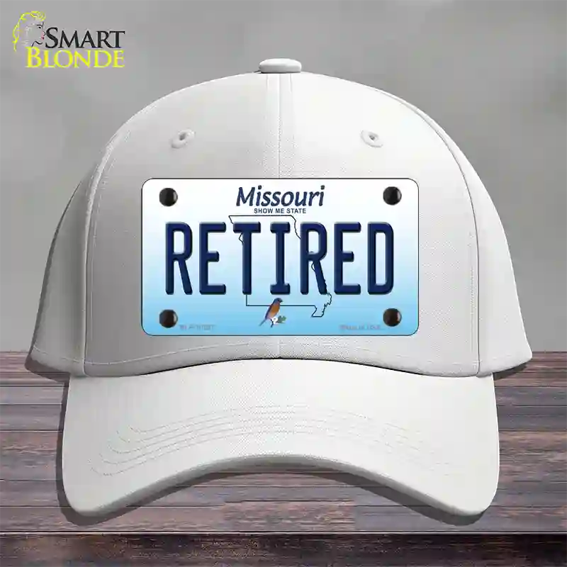 Retired Missouri Novelty License Plate Hat Cotton / White