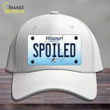 Spoiled Missouri Novelty License Plate Hat Cotton / White