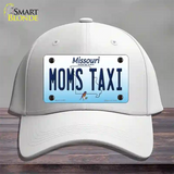 Moms Taxi Missouri Novelty License Plate Hat Cotton / White