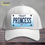 Princess Missouri Novelty License Plate Hat Cotton / White