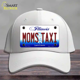 Moms Taxi Illinois Novelty License Plate Hat Cotton / White