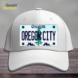 Oregon City Oregon Novelty License Plate Hat Cotton / White