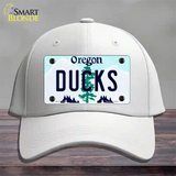 Ducks Oregon Novelty License Plate Hat Cotton / White