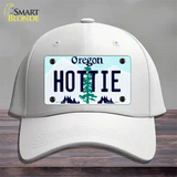 Hottie Oregon Novelty License Plate Hat Cotton / White