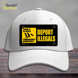 Deport Illegals Novelty License Plate Hat Cotton / White