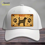 Beagle Novelty License Plate Hat Cotton / White